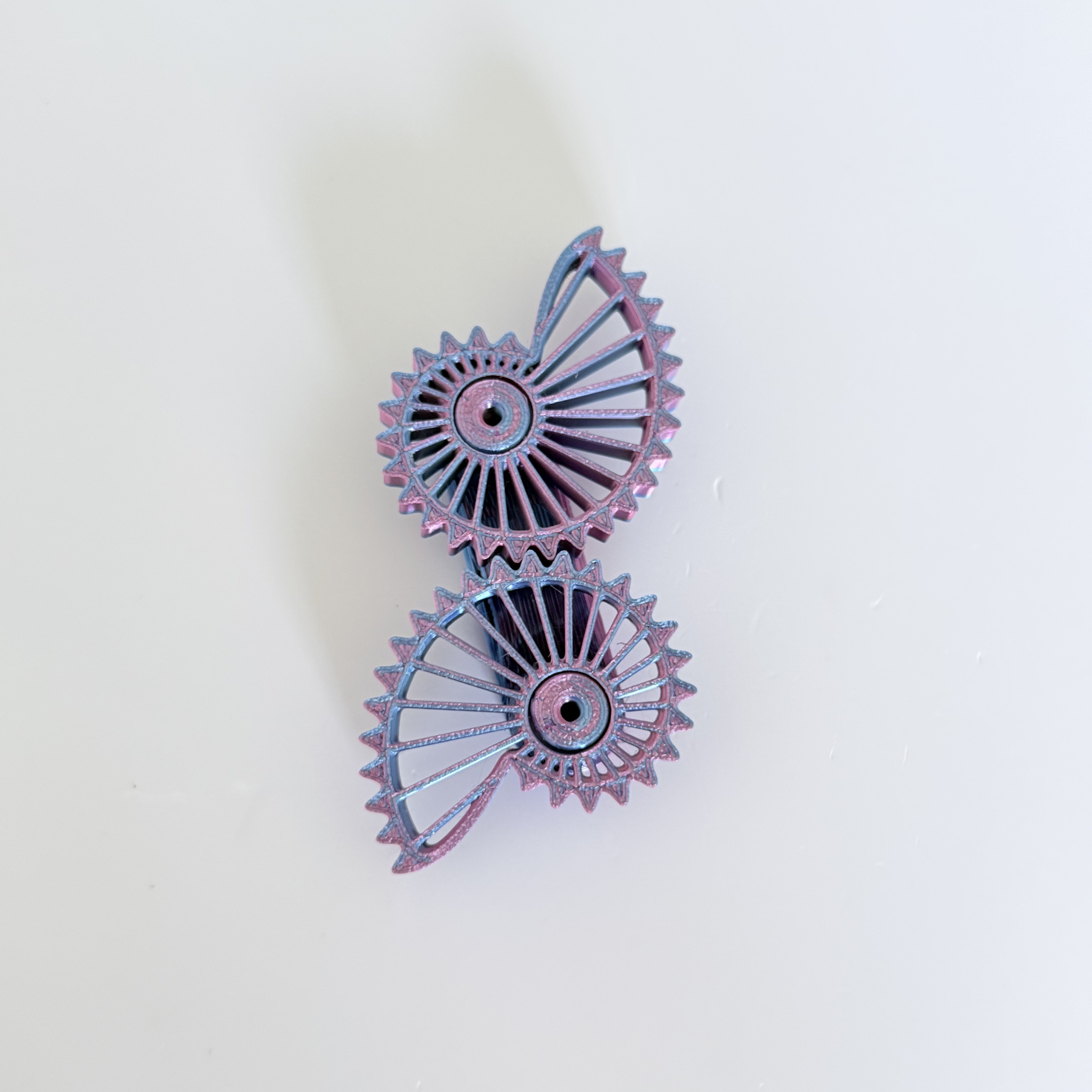 Desk Setup Gear - 3D Printed Nautilus Gear Ornament, Interlocking