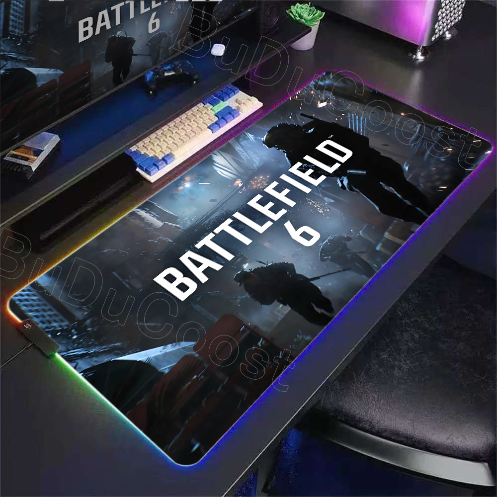 Desk Setup For Gaming - New Gamer RGB Desk Mat Backlight