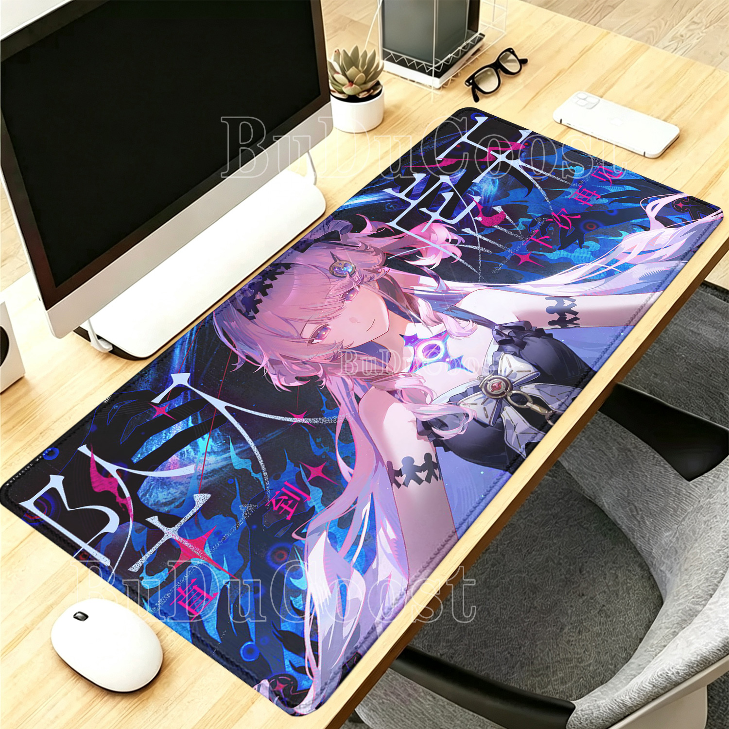 Kawaii Anime Girl Denia Wuther - đánh giá và giá Desk Setup Anime
