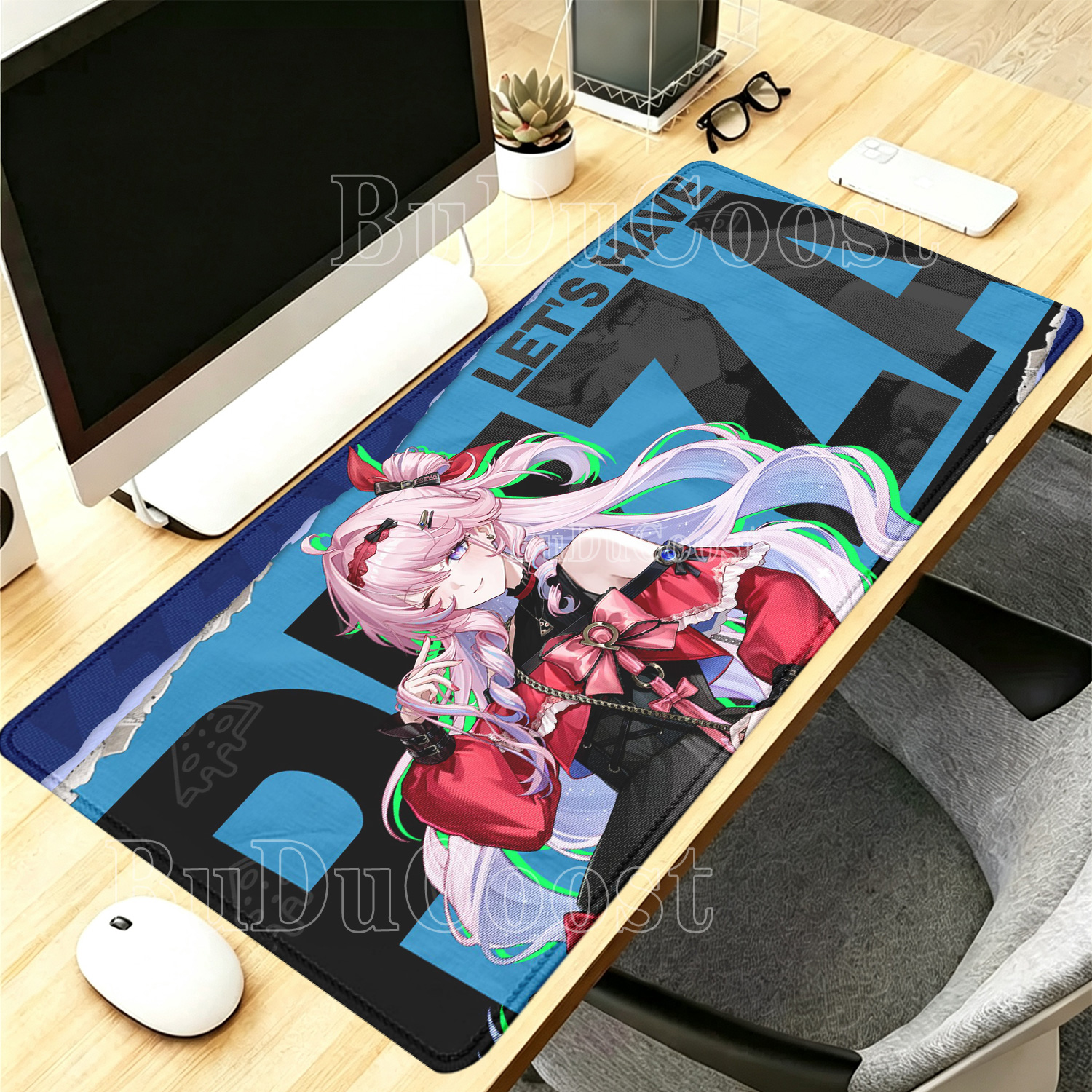 Kawaii Anime Girl Denia Wuther - đánh giá và giá Desk Setup Anime