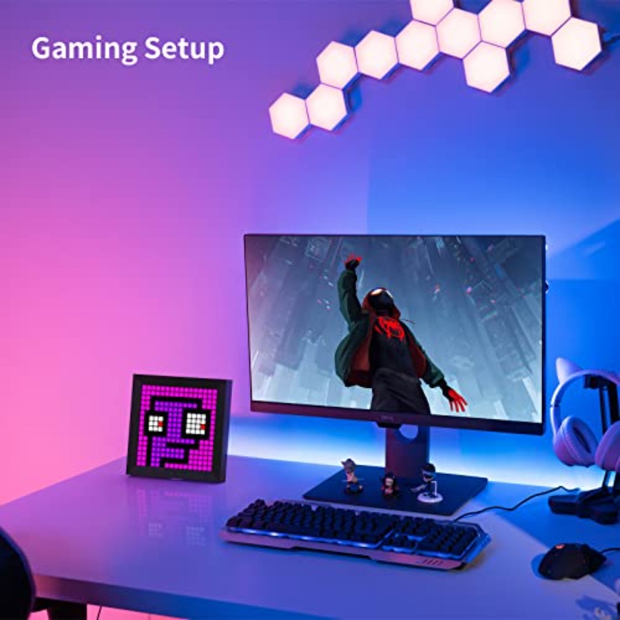 LED Light Pixel Display Panel  - đánh giá và giá Desk Setup For Gaming