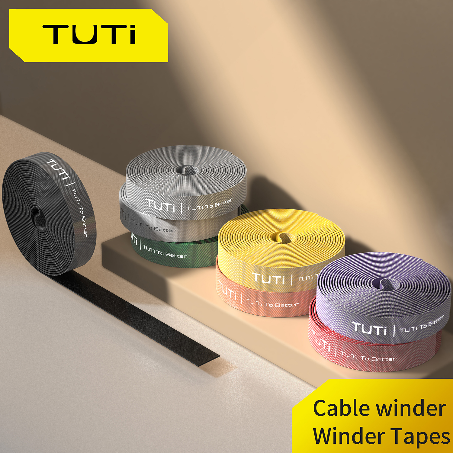 TUTI 0.78 Inch Width Nylon Str - đánh giá và giá Cable Velcro Strap