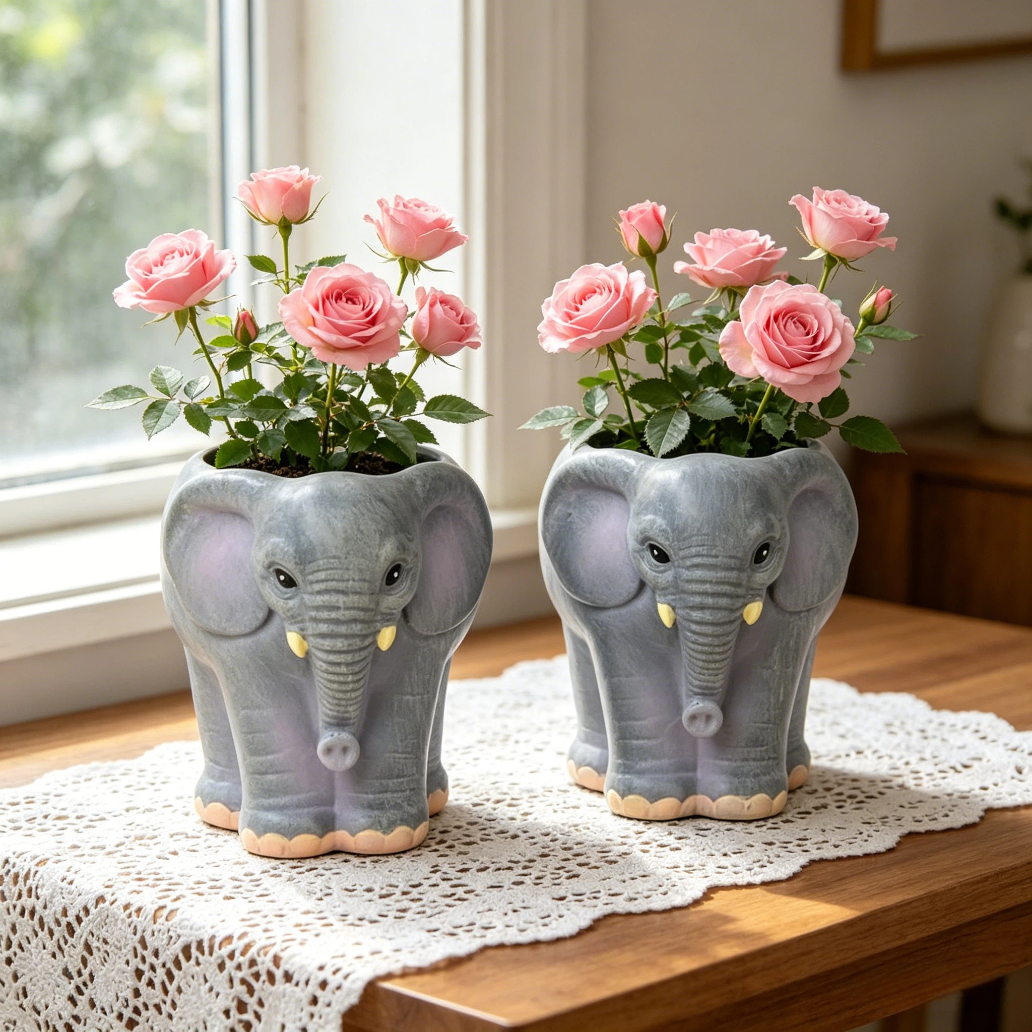 1Pc, Soft and Cute Elephant-Sh - đánh giá và giá Desk Setup Tablet