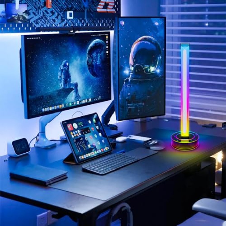 RGB Bluetooth Desk Ambient Lam - đánh giá và giá Desk Setup For Gaming