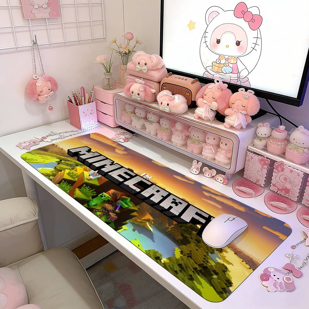 M-Minecraft Game Mouse Pad Gam - đánh giá và giá Desk Setup Anime