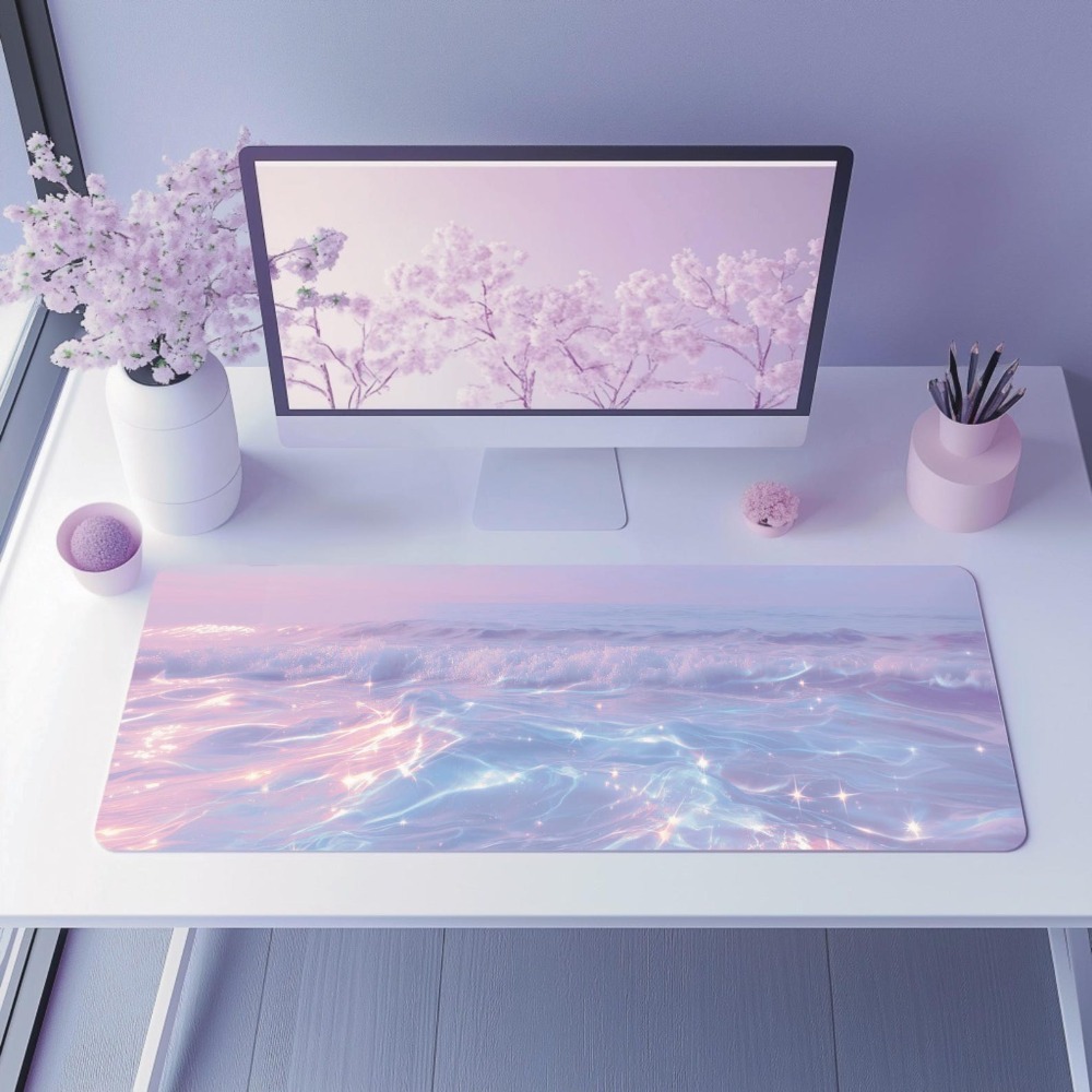 Aesthetic Pastel Desk Mat for  - đánh giá và giá Desk Setup Gifts