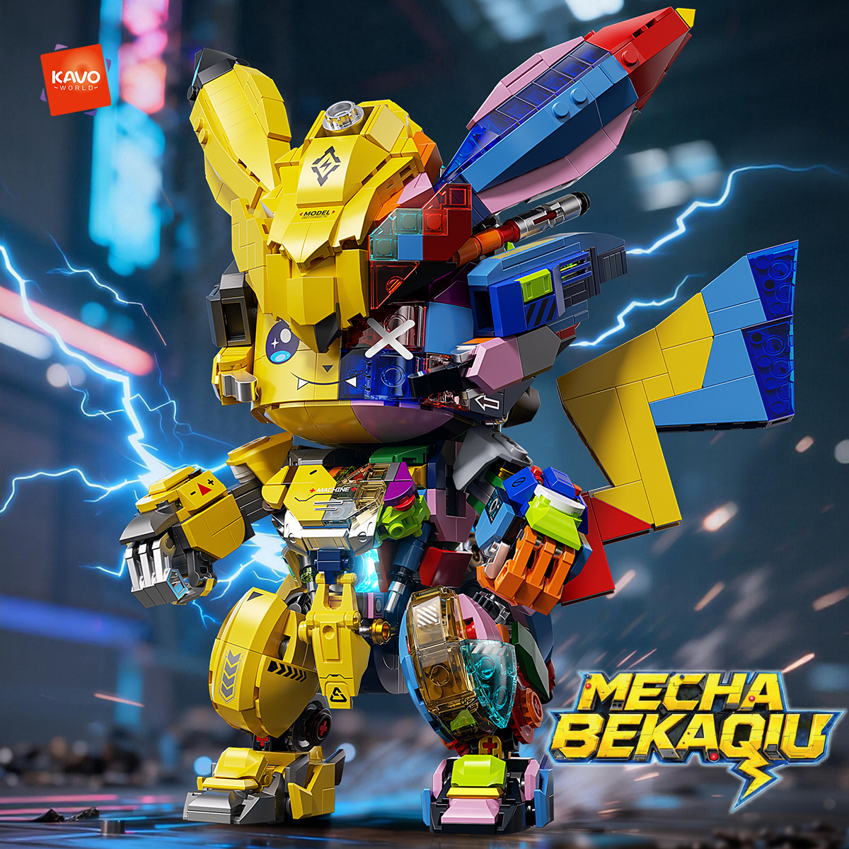 KAVOWORLD 1505 PCS DIY Mecha A - đánh giá và giá Desk Setup Gifts