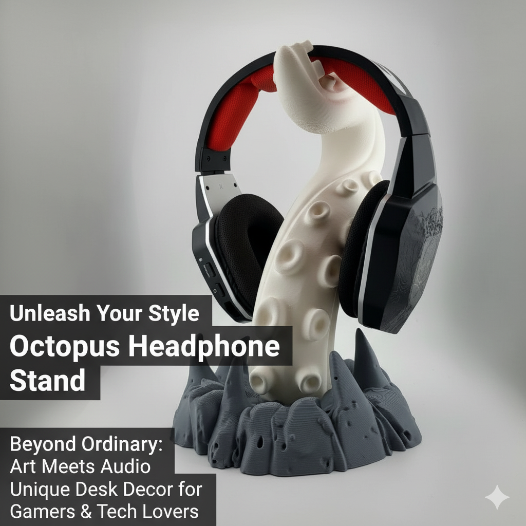 Cthulhu Octopus Tentacle Headp - đánh giá và giá Desk Setup Headphone Stand