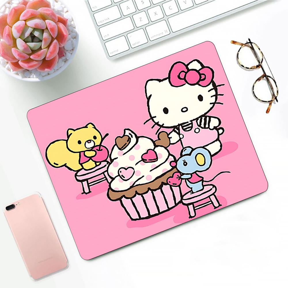 Cute pink anime Hello Kitty Ga - đánh giá và giá Desk Setup Anime