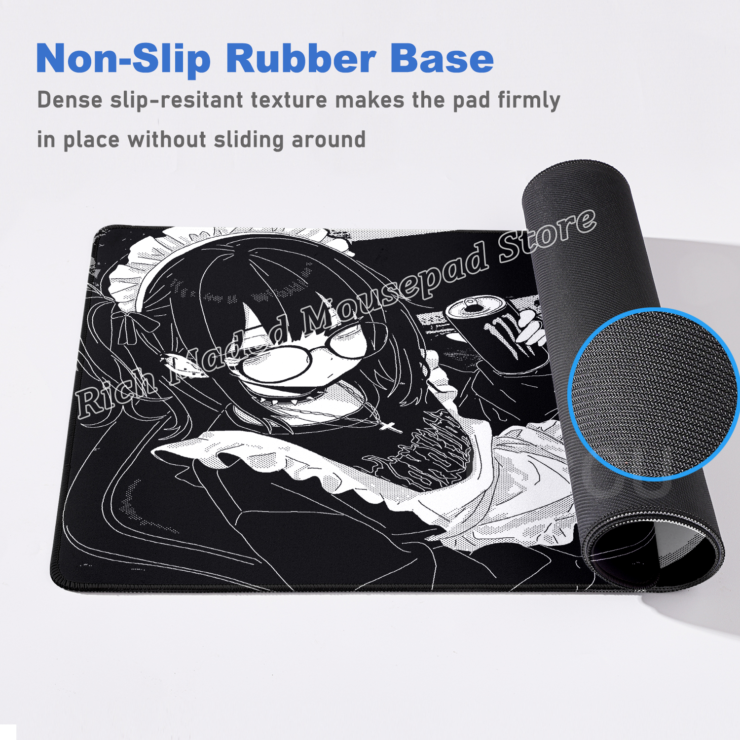 Black White Anime Girl Mouse P - đánh giá và giá Desk Setup Anime