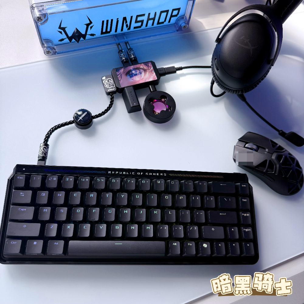 WINSHOP Gaming USB HUB 2-in-1  - đánh giá và giá Desk Setup Usb Hub