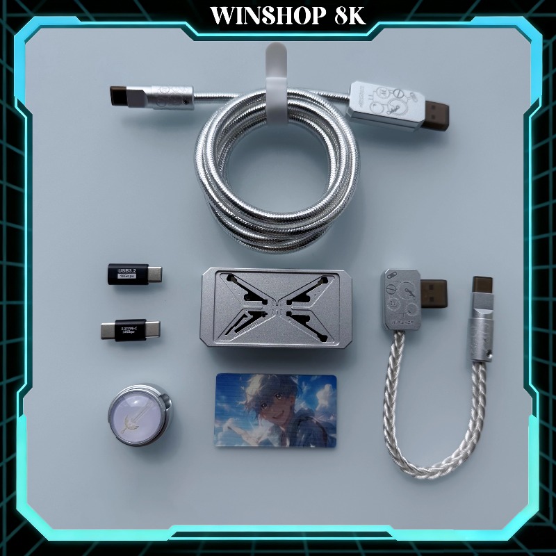 WINSHOP Esports HUB Dual-In 4- - đánh giá và giá Desk Setup Usb Hub