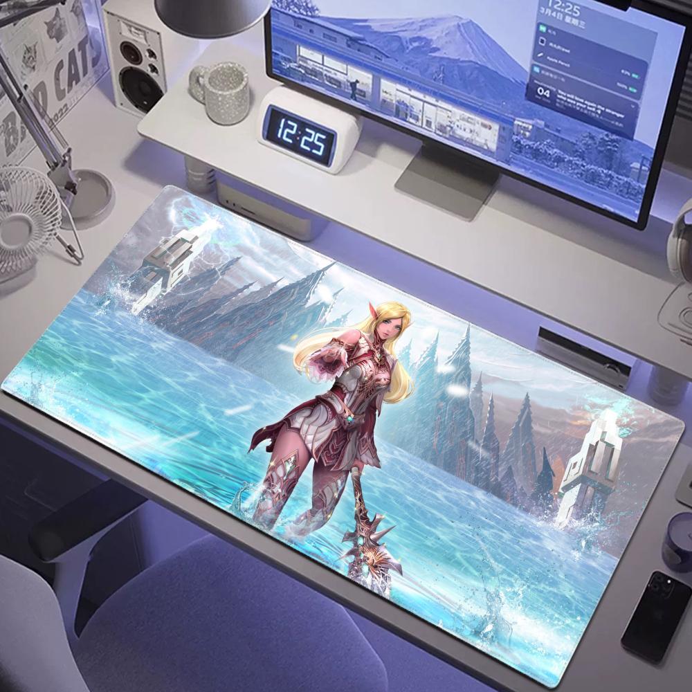 Large Desk Mat Lineage 2 Mouse - đánh giá và giá Desk Setup Anime