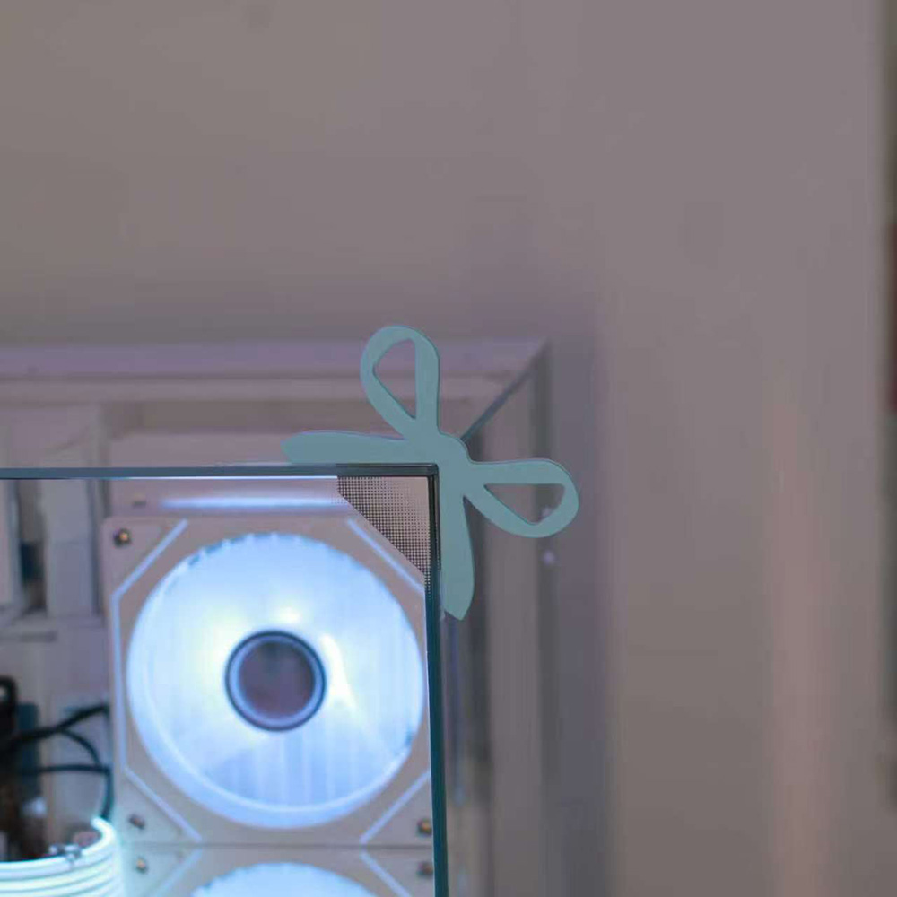 Monitor Decoration Bow Monitor - đánh giá và giá Desk Setup Girly