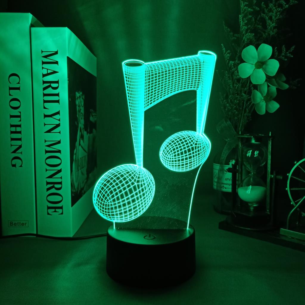 Musical Note LED Night Lamp Ac - đánh giá và giá Desk Setup Gifts