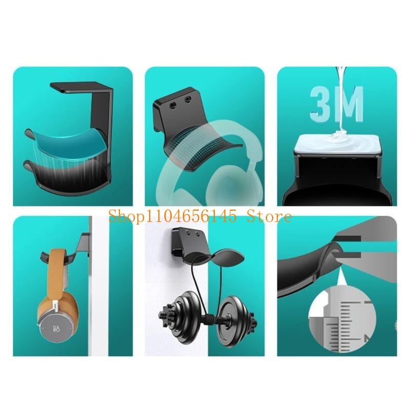 5asd Wall Mount Headphones Sta - đánh giá và giá Desk Setup Headphone Stand