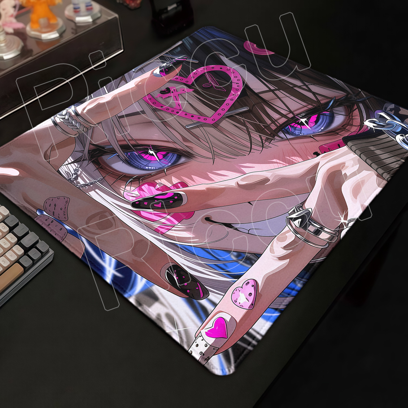 Cute Anime Girl Mouse Pad E-Sp - đánh giá và giá Desk Setup Anime
