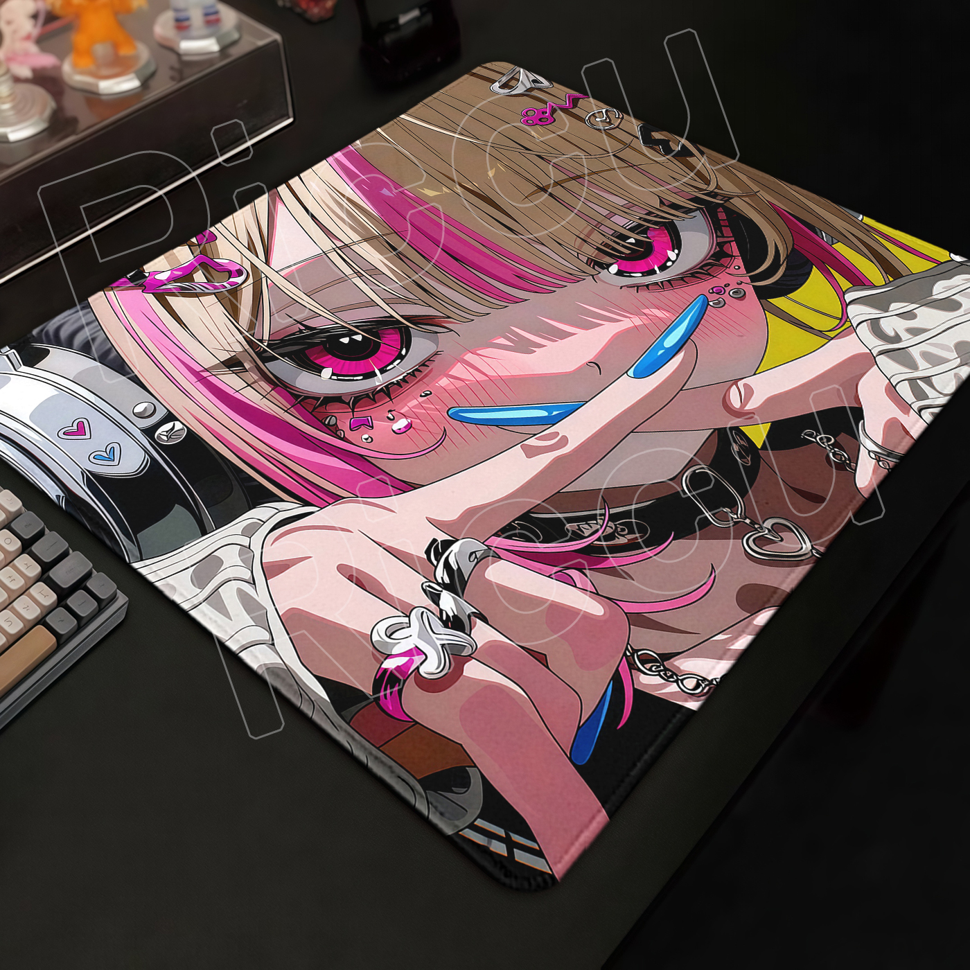 Cute Anime Girl Mouse Pad E-Sp - đánh giá và giá Desk Setup Anime