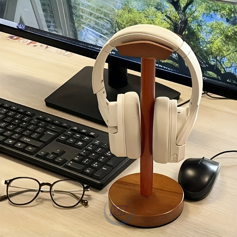 PGY Wooden Headphone Stand Erg - đánh giá và giá Desk Setup Headphone Stand