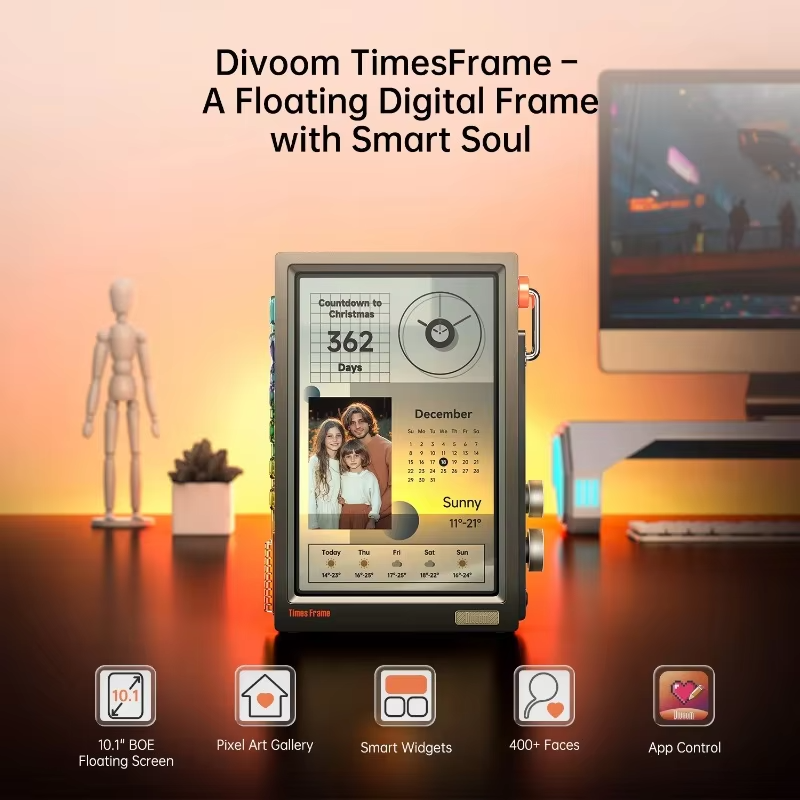 Digital Picture Frame Transpar - đánh giá và giá Desk Setup Gifts