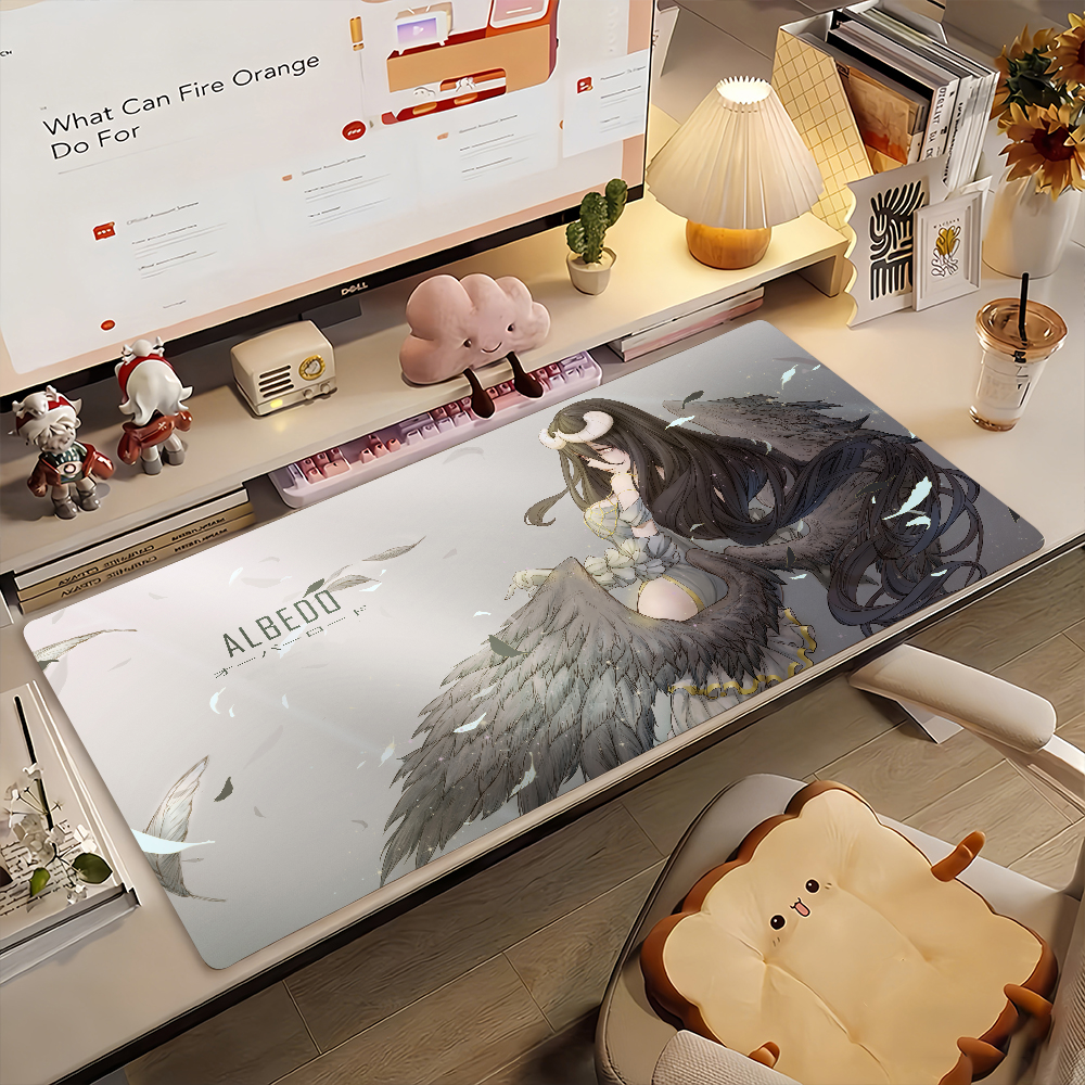 Anime O-OverlordS Albedo Mouse - đánh giá và giá Desk Setup Anime