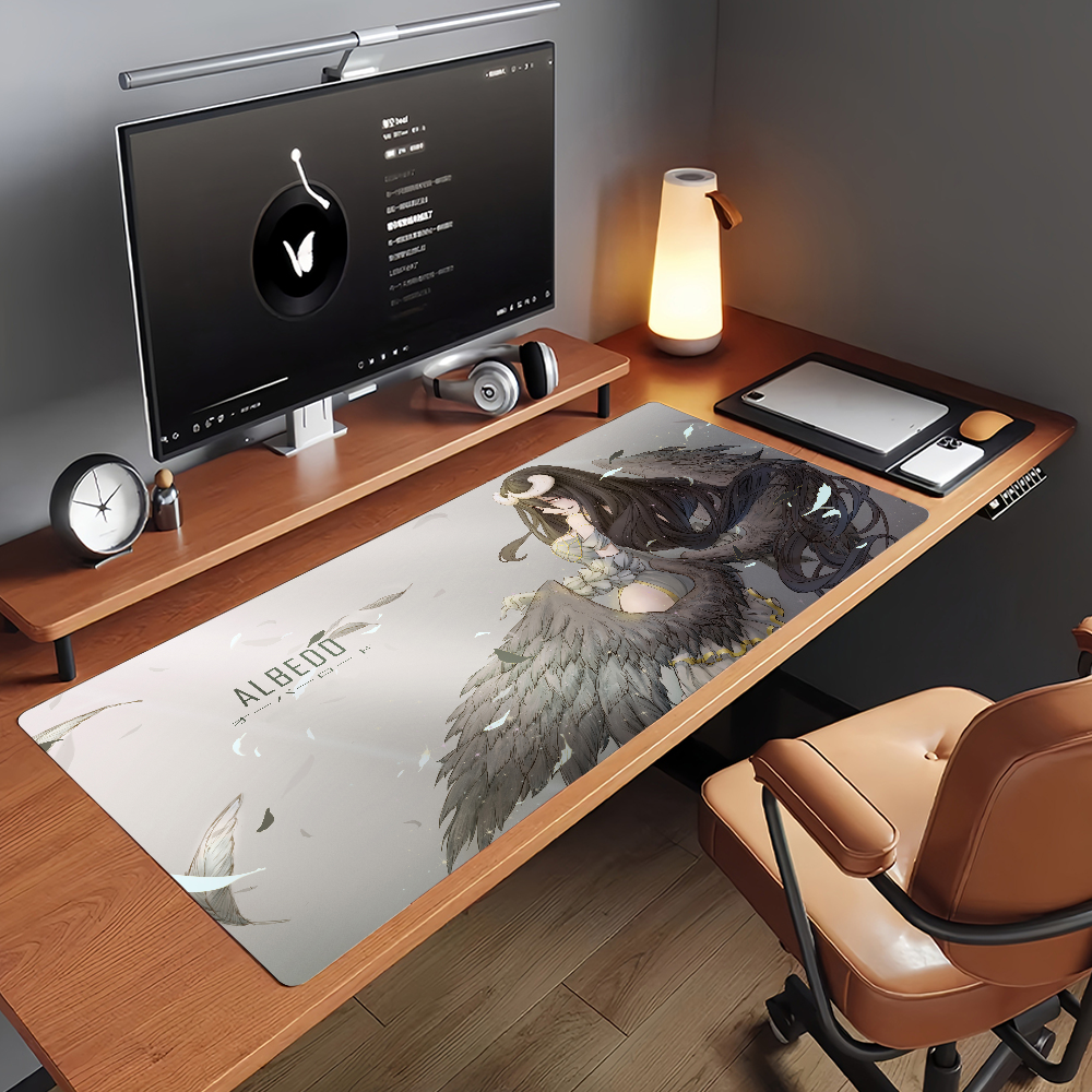 Anime O-OverlordS Albedo Mouse - đánh giá và giá Desk Setup Anime