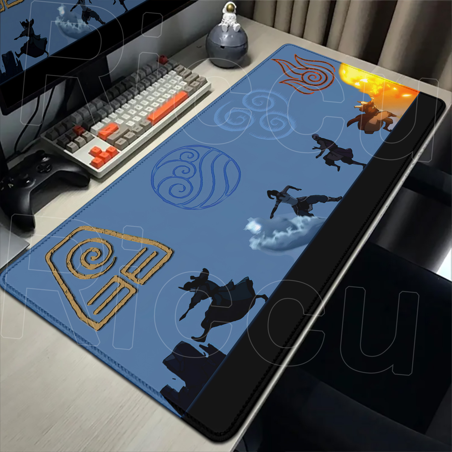 Large Office Deskmat Anime Key - đánh giá và giá Desk Setup Anime