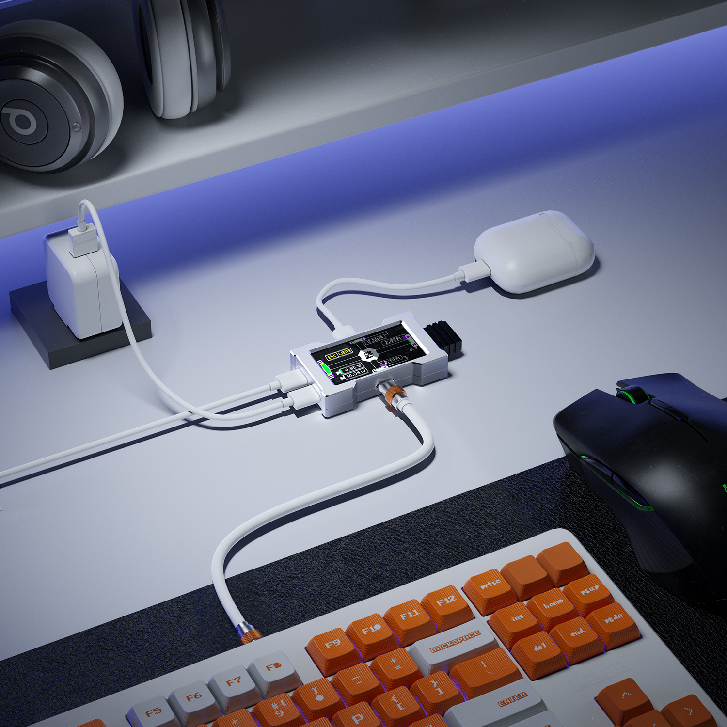 HMLAB ZNEO Gaming USB Hub - 2- - đánh giá và giá Desk Setup Usb Hub